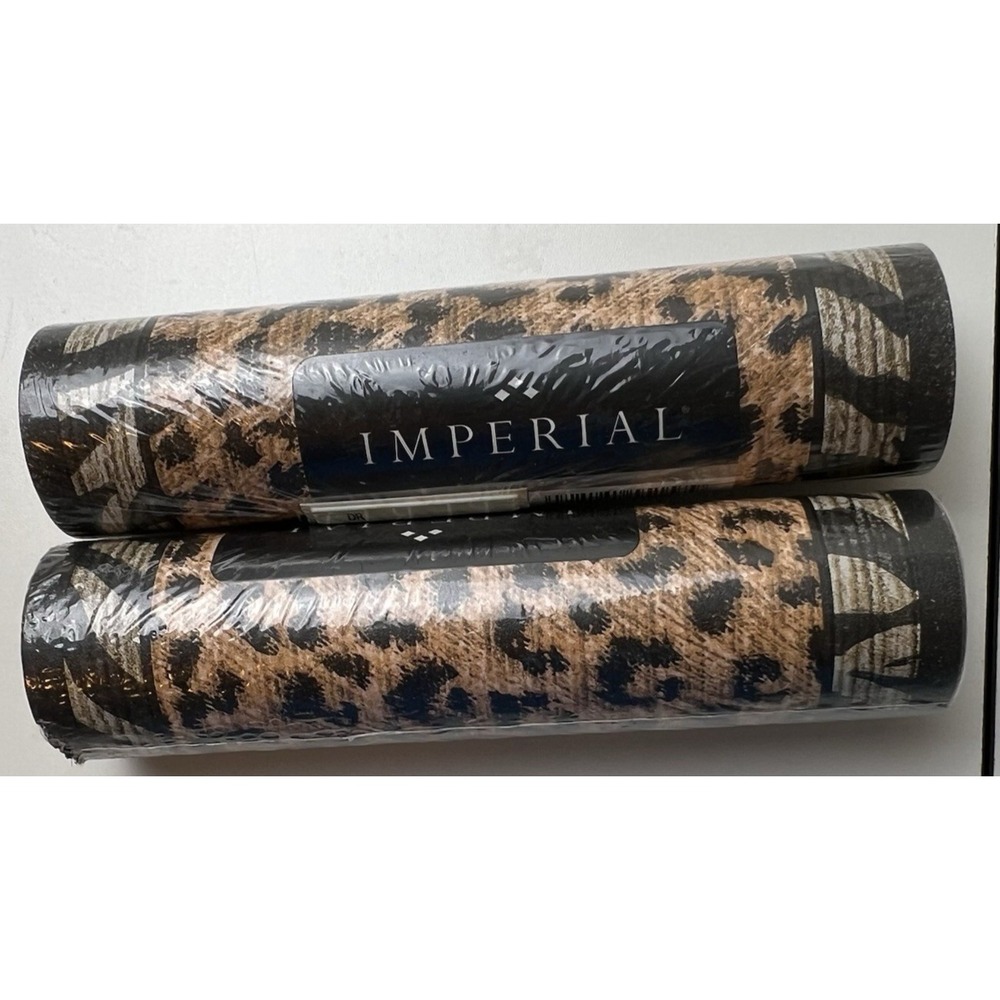 IMPERIAL Zebra Leopard Cheetah  Safari Wallpaper Border 5yds  (2 New Rolls)